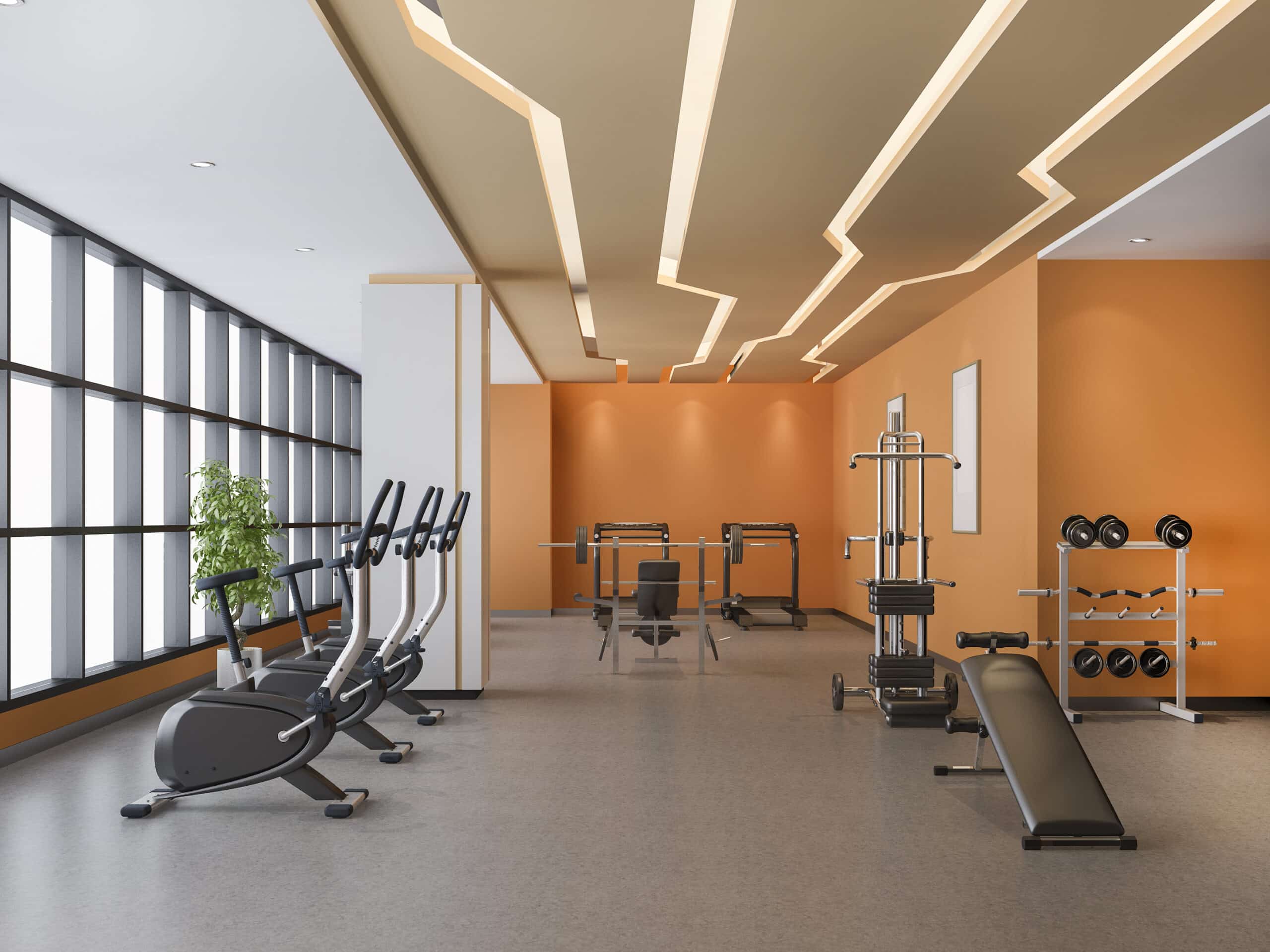 Gym moderno Rendimiento energético 