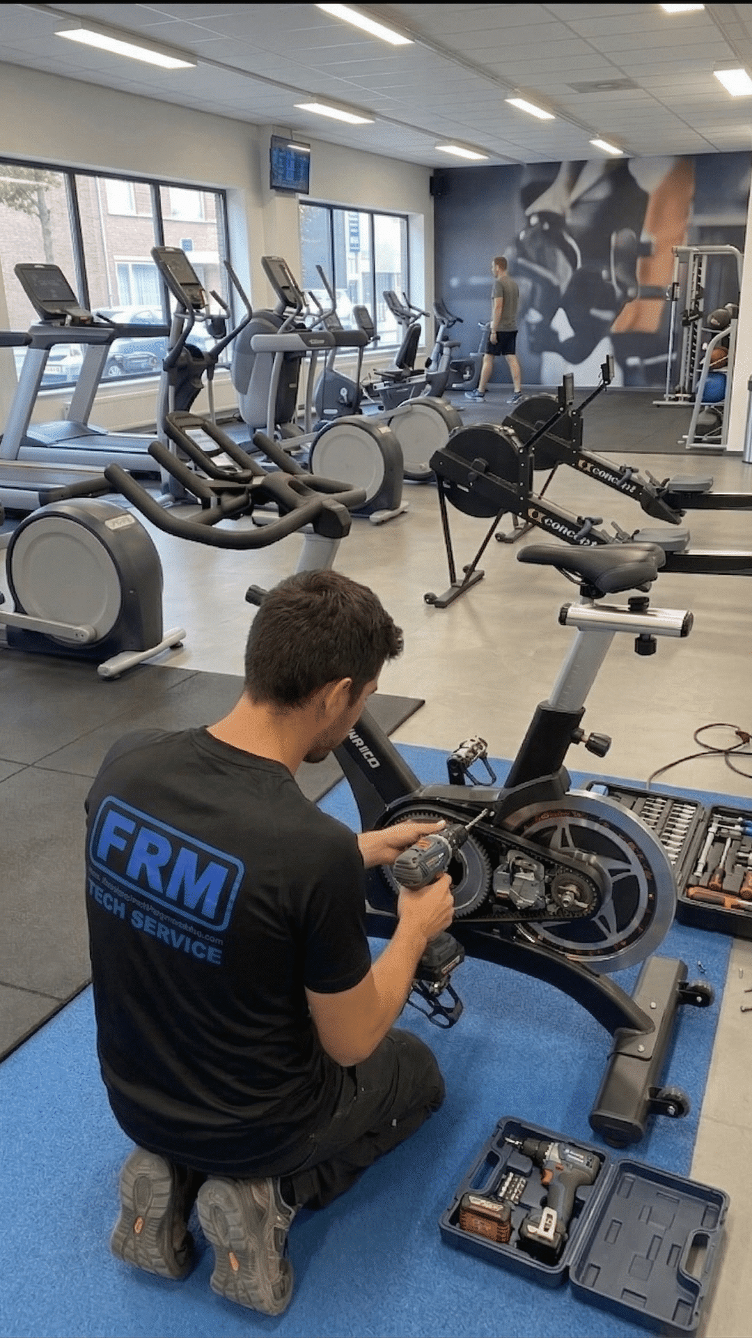 Mantenimiento y puesta a punto de maquinaria fitness